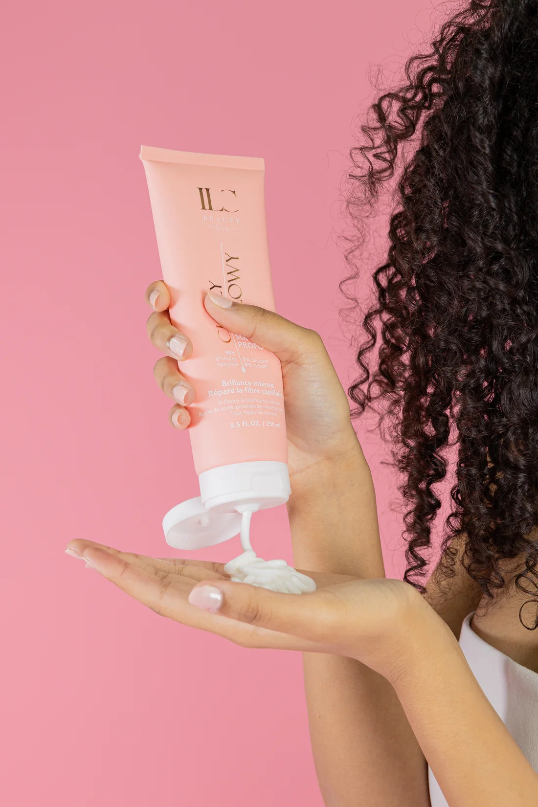 SOIN PROFOND CHEVEUX BOUCLÉS, ONDULÉS, FRISÉS GLOWY CURLY - ILC BEAUTY